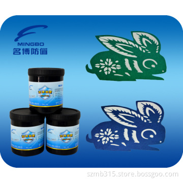Green-Blue Color Shifting Ink for Label Printing